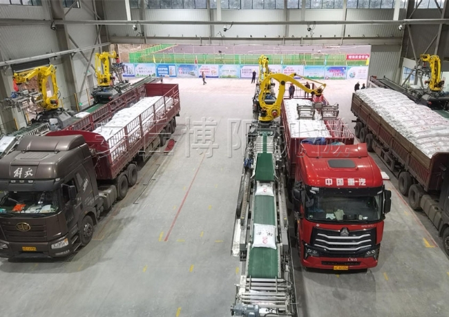 全自動裝車機(jī)器人